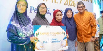 PT Timah Salurkan Bantuan Sembako untuk Lansia dan Janda