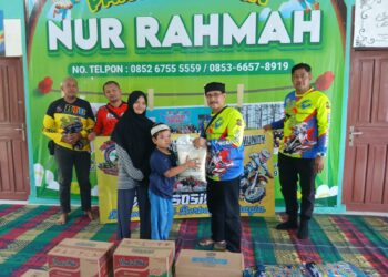 Bukan Cuma Hobi, Komunitas Trail Tunjukkan Aksi Nyata Berbagi Sembako