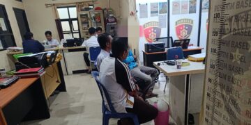 Merasa Tanda Tangan Dipalsukan Buntut Lahan Sawah Tumbuh Sawit, Warga Serdang Datangi Polres Basel