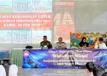 UNHAN RI Sambangi SMAN 1 Pemali, Kenalkan Pendidikan Semi Militer dan Beasiswa