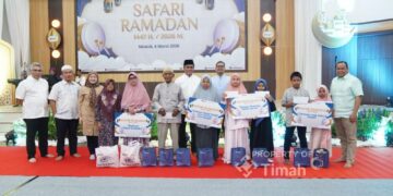 Safari Ramadan PT TIMAH Bawa Kebahagiaan bagi Guru Ngaji