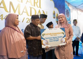 Marbot Masjid Al Falah Beltim Bersyukur Terima Bantuan dari PT TIMAH di Bulan Ramadan