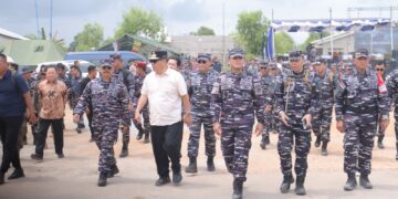 Dari Pantai Matras ke Kampung Nelayan, Gubernur Babel Puji Kesiapsiagaan Prajurit