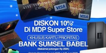 Belanja Minimal Rp100 Ribu, Nasabah Prioritas Bank Sumsel Babel Raih Diskon 10 Persen