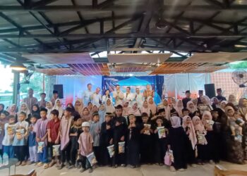 JFX–KBI Rangkul Pelaku Pasar Timah Babel, Selain Buka Puasa Bersama dan Santuni Anak Panti