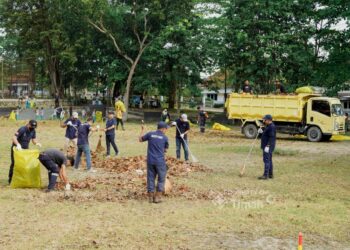 Taman Sari Disulap Lebih Bersih! PT Timah Gandeng DLH dan Warga Turun Tangan