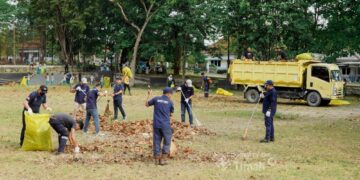 Taman Sari Disulap Lebih Bersih! PT Timah Gandeng DLH dan Warga Turun Tangan