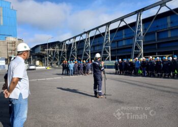 Budaya K3 Jadi Prioritas, PT TIMAH Intensifkan Apel Gabungan di Pabrik Peleburan