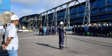 Budaya K3 Jadi Prioritas, PT TIMAH Intensifkan Apel Gabungan di Pabrik Peleburan