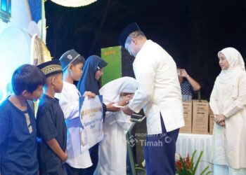 Sebanyak 750 Anak Yatim Terima Santunan, PT TIMAH Hadirkan Kebahagiaan Ramadan 1447