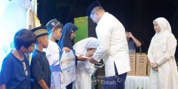 Sebanyak 750 Anak Yatim Terima Santunan, PT TIMAH Hadirkan Kebahagiaan Ramadan 1447