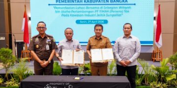 PT TIMAH dan Pemkab Bangka Sepakati Pemanfaatan Lahan Bersama di Kawasan Jelitik 