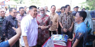 Gubernur Babel Pastikan Pangan Terjangkau, Pasar Murah Digelar Hingga Kecamatan