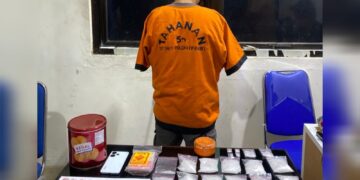 Polda Babel Ringkus Pria Pemilik Sabu 877 Gram dan Ekstasi di Pangkalpinang