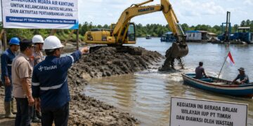 PT Timah Percepat Normalisasi Muara Air Kantung, Pastikan Akses Nelayan Lebih Aman