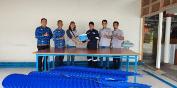 Dari Kursi hingga Tenda, Bantuan PT TIMAH Hidupkan Aktivitas Sosial di Sinar Bulan