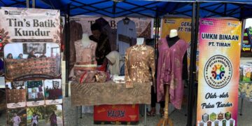 Baru Enam Bulan Berjalan, Batik Ecoprint Binaan PT TIMAH Sudah Tampil di Pameran Besar