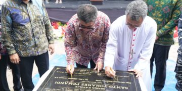 Resmikan Gereja Santo Yohanes Pemandi, Gubernur Babel Ajak Umat Perkuat Toleransi dan Kepedulian Sosial