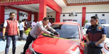 Tarik Mobil Secara Paksa, 5 Debt Collector Ditangkap Polda Babel