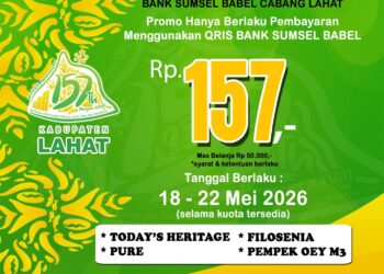Belanja Murah Rp157, Cara BSB Genjot UMKM Go Digital di HUT Lahat ke-157