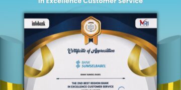 Bank Sumsel Babel Cetak Rekor, Raih Platinum Service Excellence Selama 10 Tahun