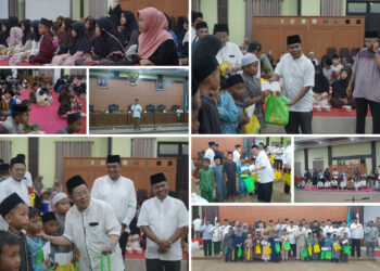 Buka Puasa Bersama 150 Anak Yatim, DPRD Bangka Tengah Salurkan Santunan dan Sembako