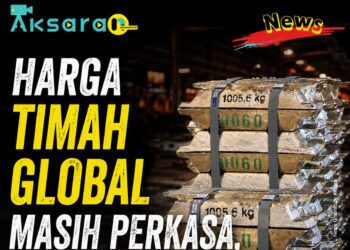 Harga Timah Global Masih Perkasa, Dekati Rp1 Miliar per Ton atau Rp918.700 per Kilogram