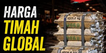 Harga Timah Global Masih Perkasa, Dekati Rp1 Miliar per Ton atau Rp918.700 per Kilogram