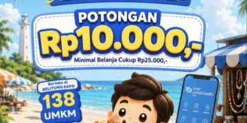 Bank Sumsel Babel Genjot Transaksi Digital, Tebar Promo QRIS di Belitung Expo 2026
