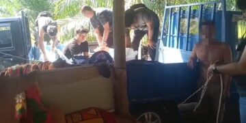 Diselundupkan Lewat Jalur Tikus, 717 Kilogram Pasir Timah dan Tiga Orang Diamankan Polda Babel