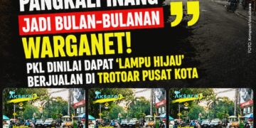 Satpol PP Pangkalpinang Jadi Bulan-bulanan Warganet! PKL Dinilai Dapat ‘Lampu Hijau’ Berjualan di Trotoar Pusat Kota