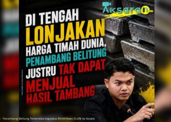Di Tengah Lonjakan Harga Timah Dunia, Penambang Belitung Justru Tak Dapat Menjual Hasil Tambang
