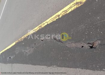 Retakan Kembali Muncul di Jalan Lelap Bikang–Jeriji, BPJN Babel Didesak Ungkap Akar Penyebab Kerusakan