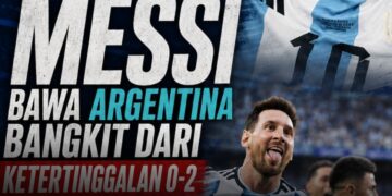 Nyaris Ikuti Jejak Ronaldo Cs ‘Pulang Kampung’, Messi Bawa Argentina Bangkit dari Ketertinggalan 0-2