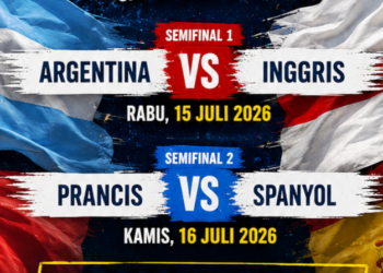 Tak Ada Tim Kuda Hitam! Argentina vs Inggris, Prancis Tantang Spanyol di Semifinal Piala Dunia 2026