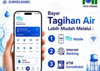 Bayar Tagihan Air Tirta Pinang Lebih Praktis melalui Bank Sumsel Babel