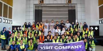 48 Mahasiswa Teknik Pertambangan Unsri Intip Langsung Proses Penambangan dan Peleburan di PT TIMAH