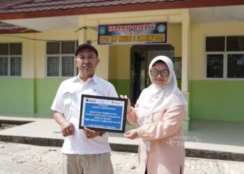 Kesulitan Air Bersih Bertahun-tahun, PT Timah Bantu Penuhi Kebutuhan di Sekolah