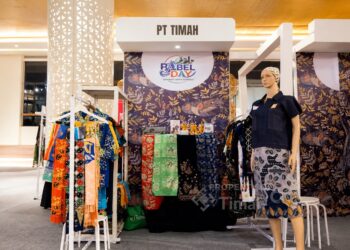 Produk UMKM Babel Kini Menyapa Pasar Cibubur, Dari Kain Simpor hingga Batik Pakis