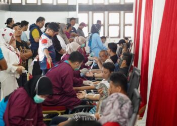 Setetes Darah untuk Sesama, Donor Darah PT TIMAH Kumpulkan 235 Kantong di Pangkalpinang