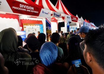 Warga Antusias Kunjungi Stand PT TIMAH di Pameran Pembangunan Bangka Barat