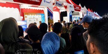 Warga Antusias Kunjungi Stand PT TIMAH di Pameran Pembangunan Bangka Barat