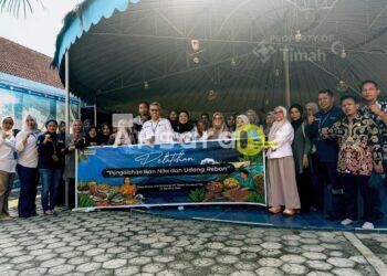 Ikan Nila dan Rebon Diolah Jadi Peluang Usaha, PT TIMAH Dampingi UMKM Bangka Barat