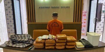 Paket Ganja Seberat 12,8 Kg Disita dari Rumah Warga Pangkalpinang, Pria Paruh Baya Ini Ditangkap