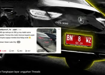 Mercedes-Benz CLS 350 Pelat Merah BN 8 WZ Heboh di Jakarta, Kendaraan Dinas Asal Babel?