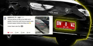 Mercedes-Benz CLS 350 Pelat Merah BN 8 WZ Heboh di Jakarta, Kendaraan Dinas Asal Babel?