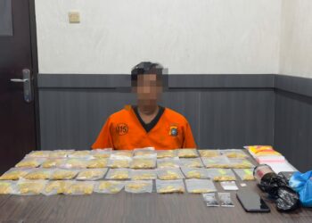 Masih 21 Tahun, AP Dibekuk Bawa Ribuan Ekstasi hingga Sabu di Pangkalpinang