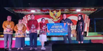 Bank Sumsel Babel Gelontorkan Rp100,16 Juta untuk Gizi Anak di Wilayah Terluar Beltim