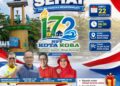 HUT Koba ke-172, Jalan Sehat Digelar Sabtu Pagi, Ada Hadiah Sepeda Motor