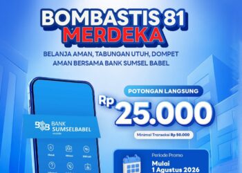 Belanja hingga Cukur Rambut Lebih Hemat, Bank Sumsel Babel Gelar Promo Bombastis 81 Merdeka